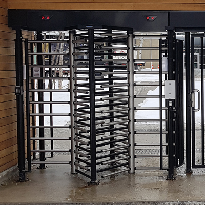 Full Height Turnstiles for Maximum Perimeter Security